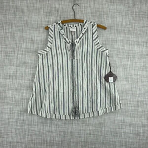 Knox Rose Sleeveless top womens S Raw Hem NWT 4350